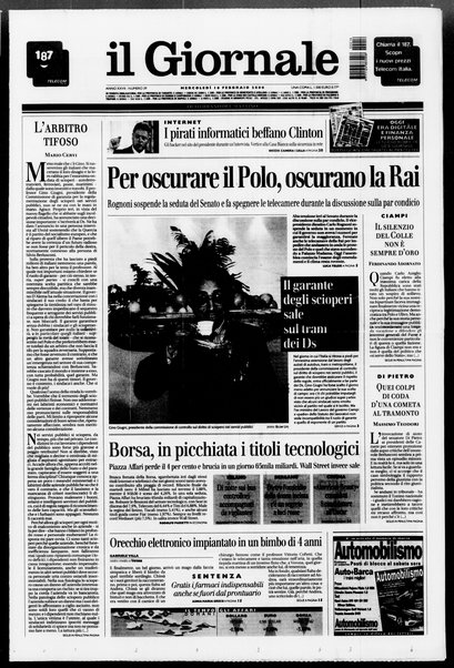 Il giornale : quotidiano del mattino